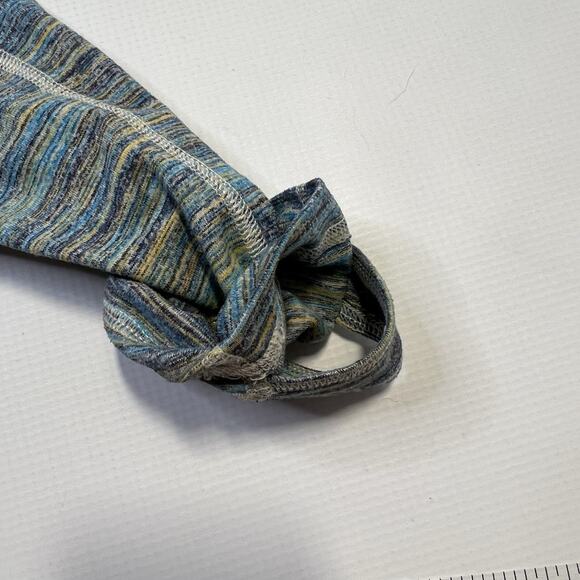 Lululemon Mens Surge Warm Sweatshirt Medium Blue Space Dye Camo Alberta Lake - Picture 8 of 11